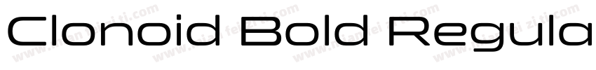 Clonoid Bold Regular字体转换